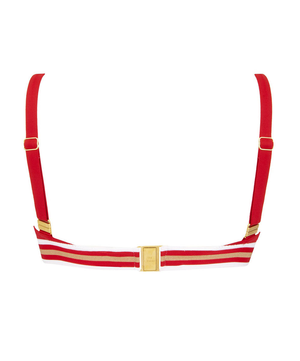 Maillot de bain triangle avec armatures Lise Charmel bain Énergie Nautique rouge flamme ABA2535-FN 10