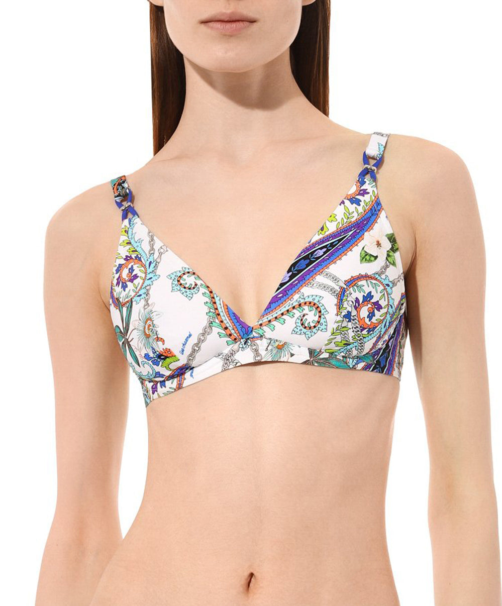 Maillot de bain triangle avec armatures Lise Charmel bain Odyssée Cashmer bleu ABB2563-BC