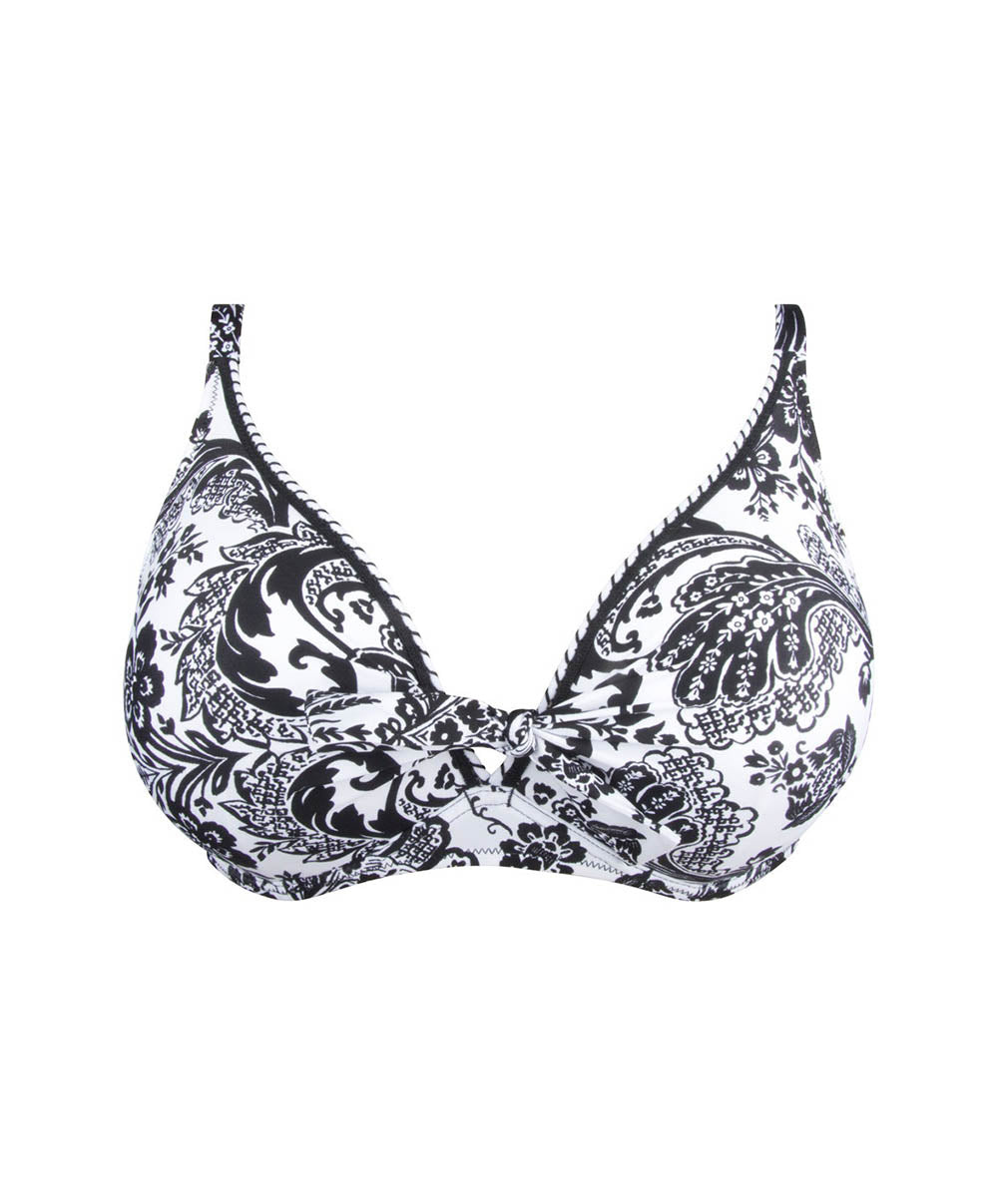 Maillot de bain triangle avec armatures La bandana Blanc Antigel Bain FBB3294-BB