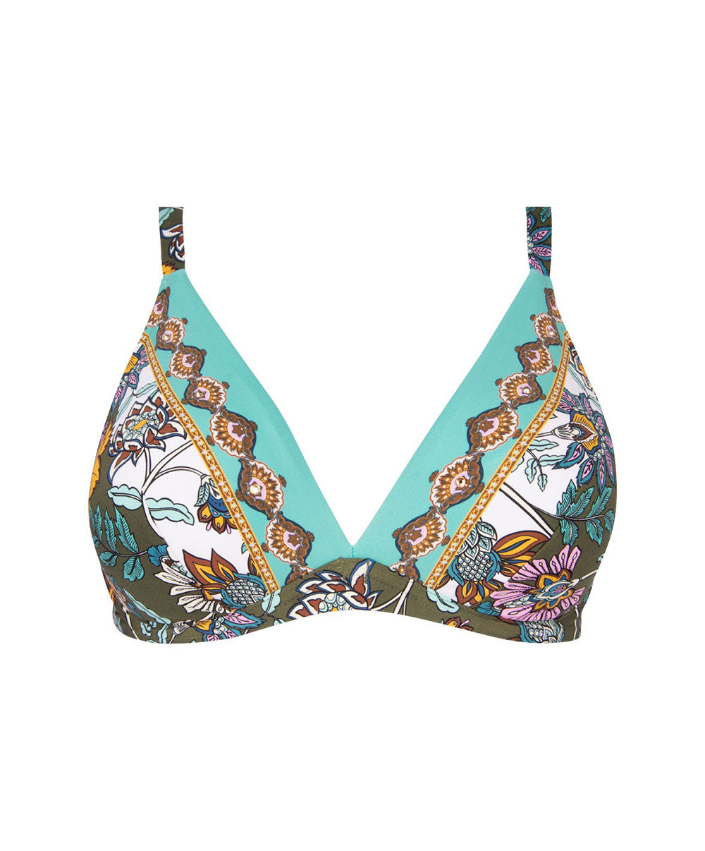 Maillot de bain triangle avec armatures Lise Charmel bain Fleur Persane bronze ABB2567-BP