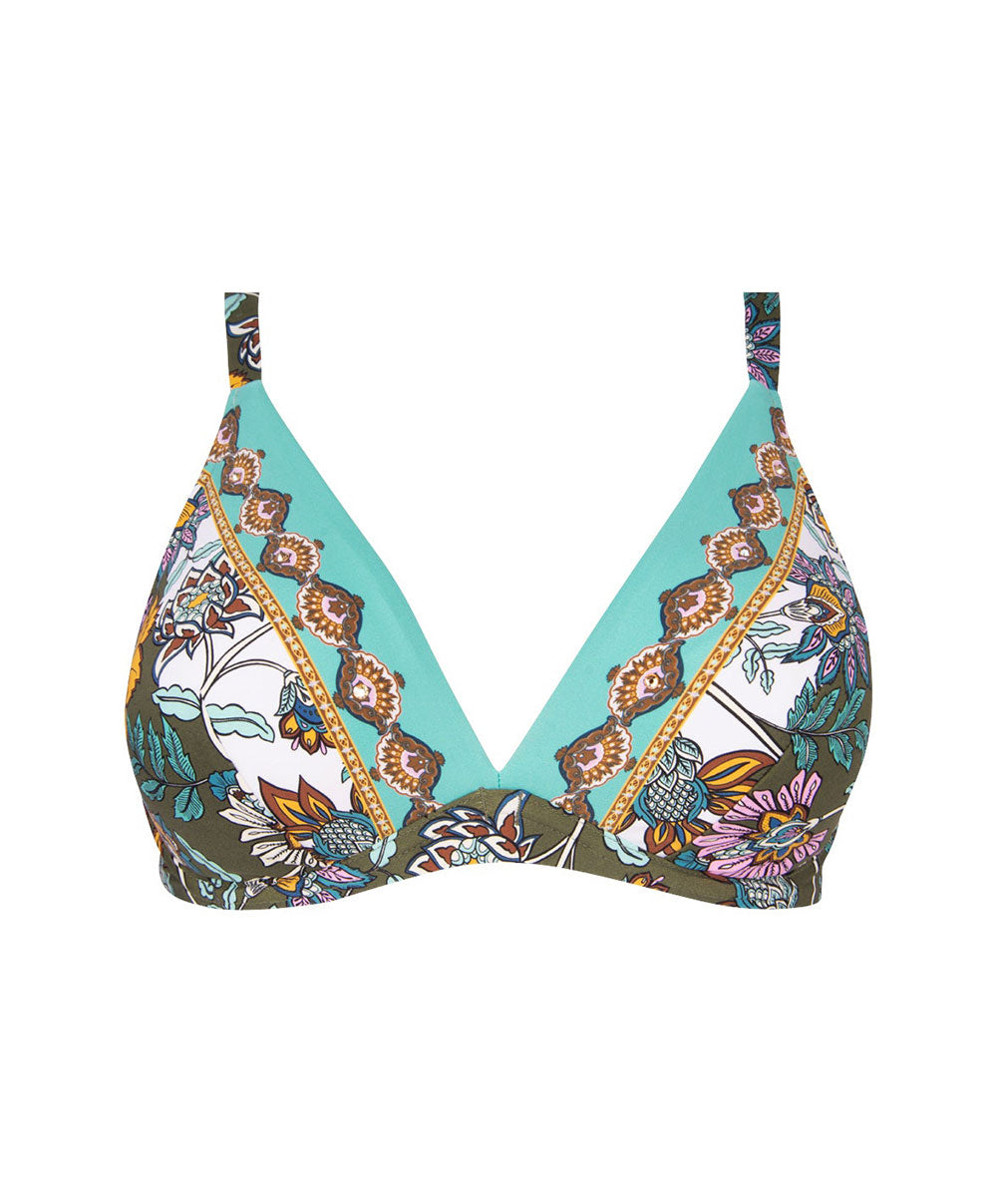 Maillot de bain triangle avec armatures Lise Charmel bain Fleur Persane bronze ABB2567-BP