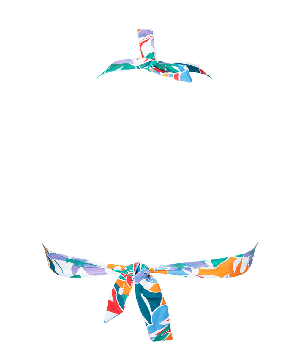 Maillot de bain triangle mousse La Flaneuse papiers découpés multicolore Antigel Bain EBB2767-PD