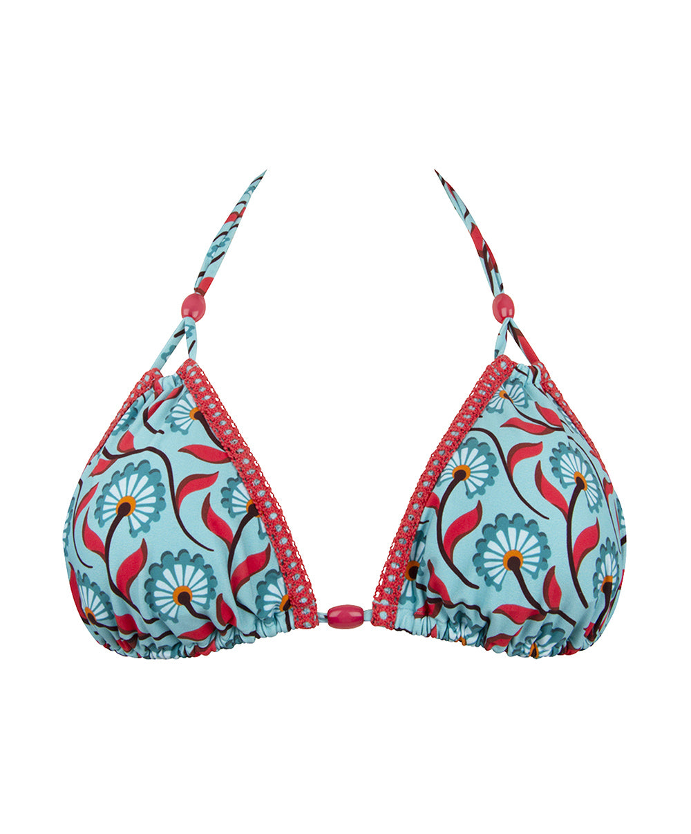 Maillot de bain triangle mousse La Muse Bohème azur Antigel Bain EBB2736-AB