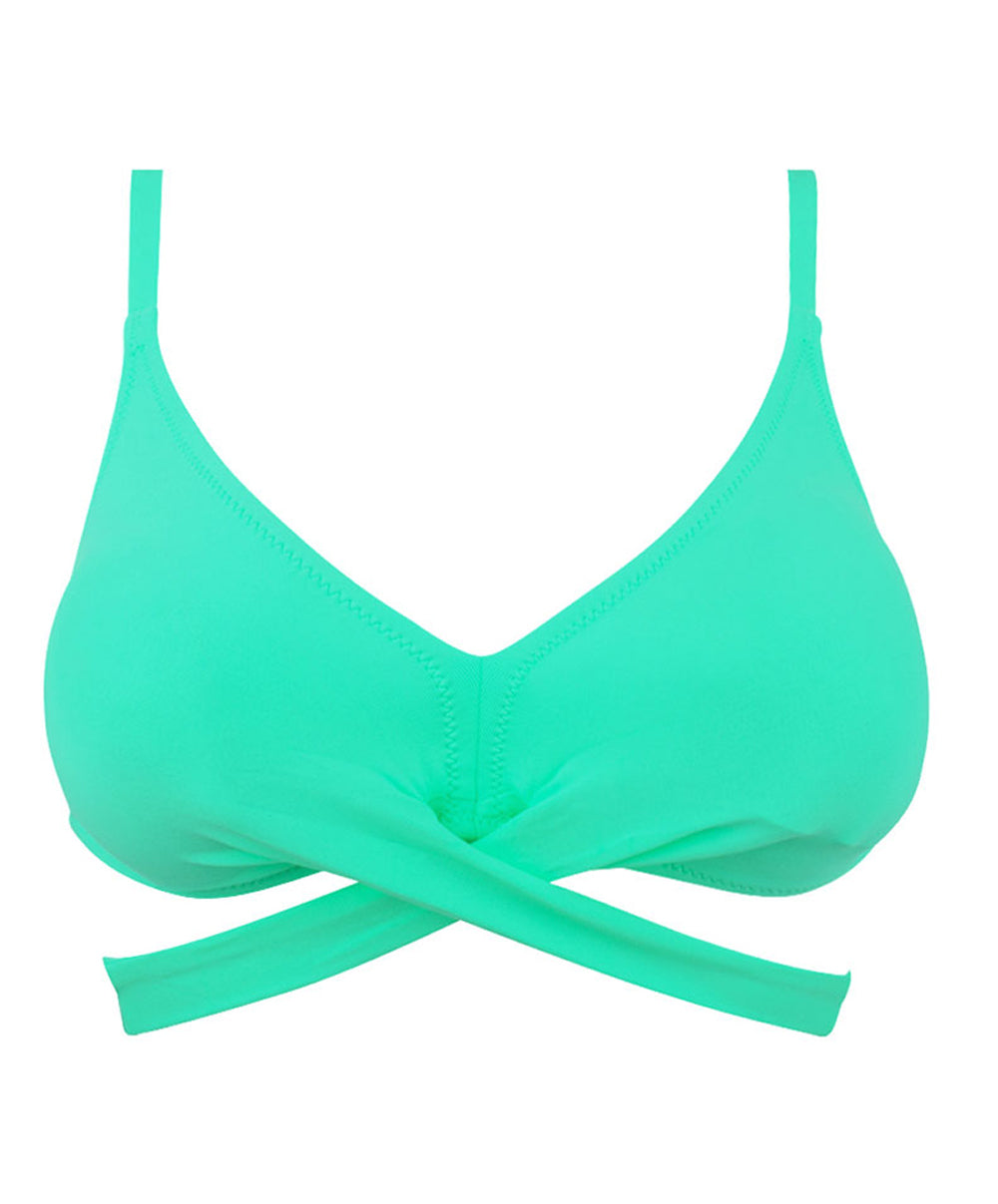 Maillot de bain triangle mousse sans armatures La Chiquissima émeraude Antigel Bain EBB2714-MD 9