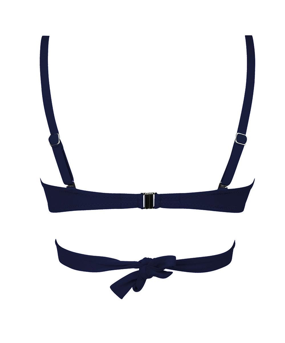 Maillot de bain triangle mousse sans armatures La Chiquissima marine Antigel Bain EBB2714-MM 2