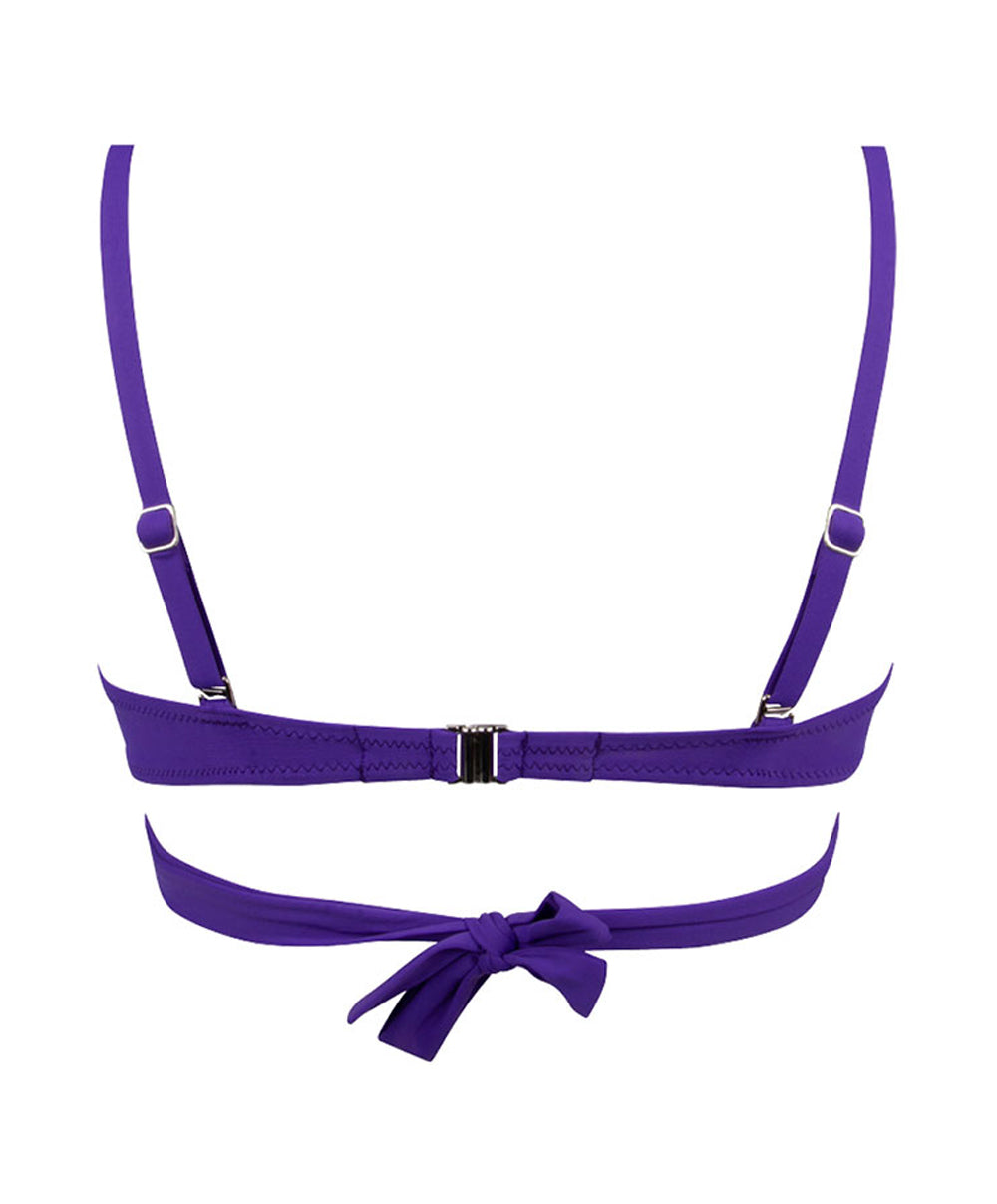 Maillot de bain triangle mousse sans armatures La Chiquissima purple Antigel Bain EBB2714-MP 10