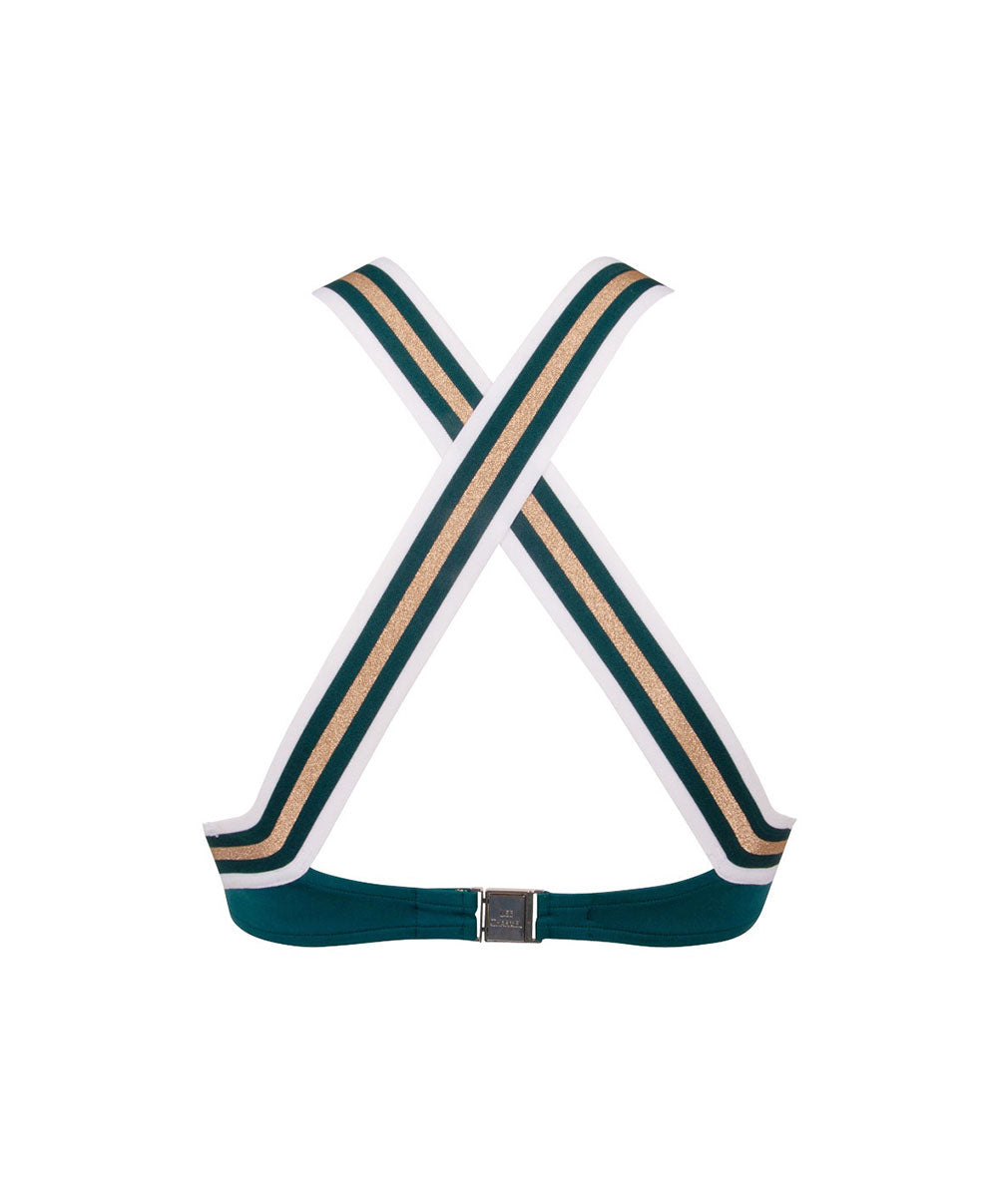 Maillot de bain triangle sans armatures Lise Charmel bain Énergie Nautique pacifique ABA2035-PN