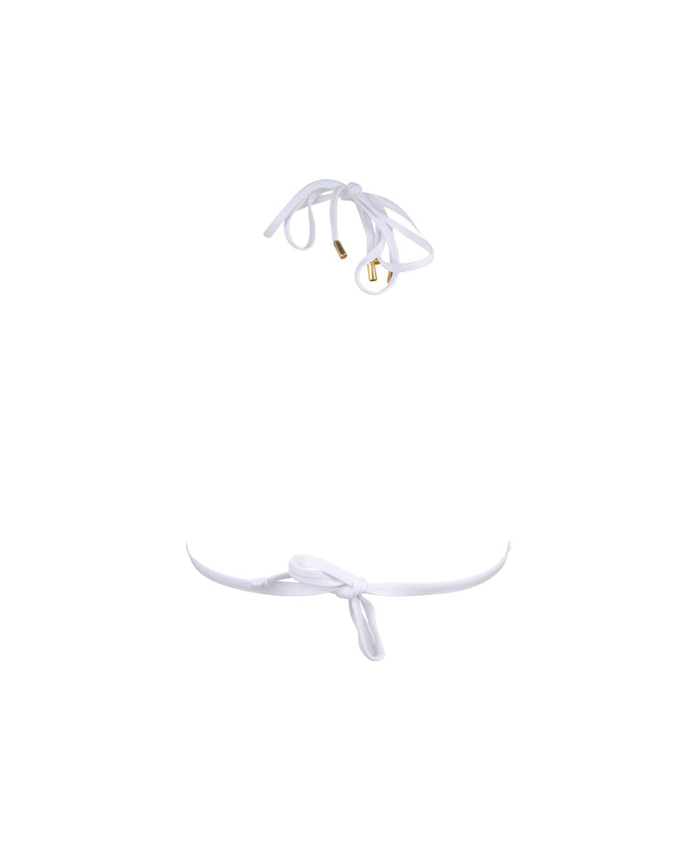 Haut de maillot de bain triangle sans armatures Lise Charmel bain Chic audace Blanc ABB2059-BL
