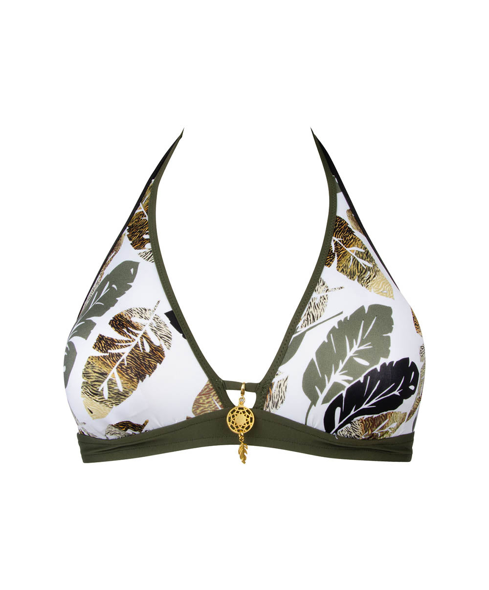 Haut de maillot de bain triangle sans armatures Lise Charmel bain Légèreté de plumes Nature ABB2052-PN