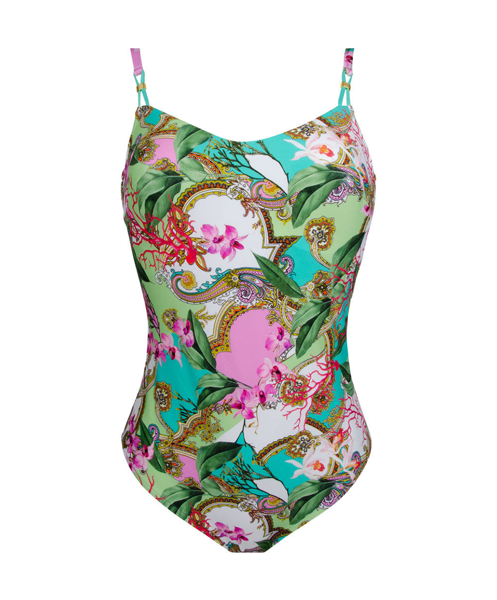 Maillot de bain une pièce avec armatures Lise Charmel bain Splendeur Orchidée pink ABB6253-PO