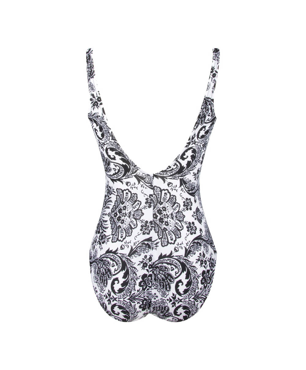 Maillot de bain une pièce avec armatures La bandana Blanc Antigel Bain FBB9294-BB