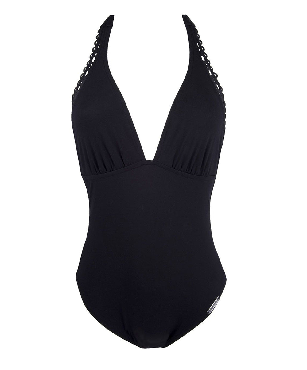 Maillot de bain une pièce dos nu Lise Charmel bain Ajourage Couture noir ABA9815-NO 11
