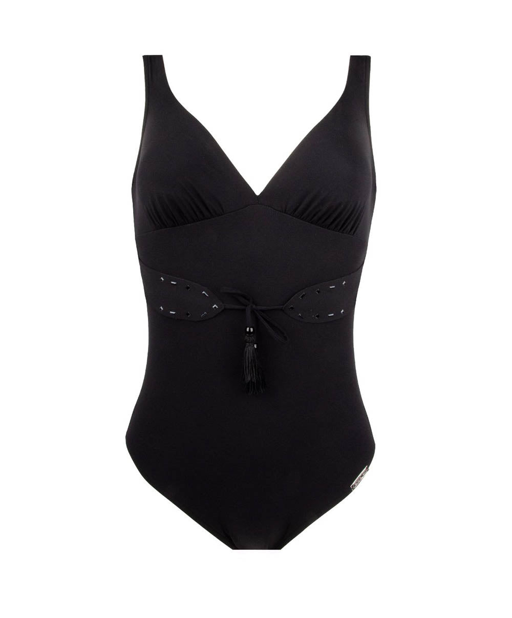 Maillot de bain une pièce dos ouvert Lise Charmel bain Elegance croisière Noir ABB6947-NO -10