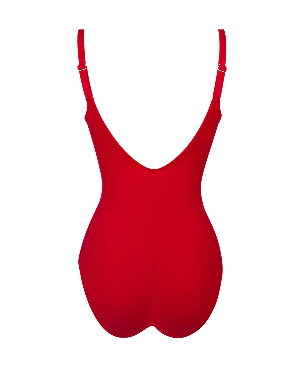 Maillot de bain une pièce maintien avec armatures La Chiquissima rouge Antigel Bain FBB6214-MR 10