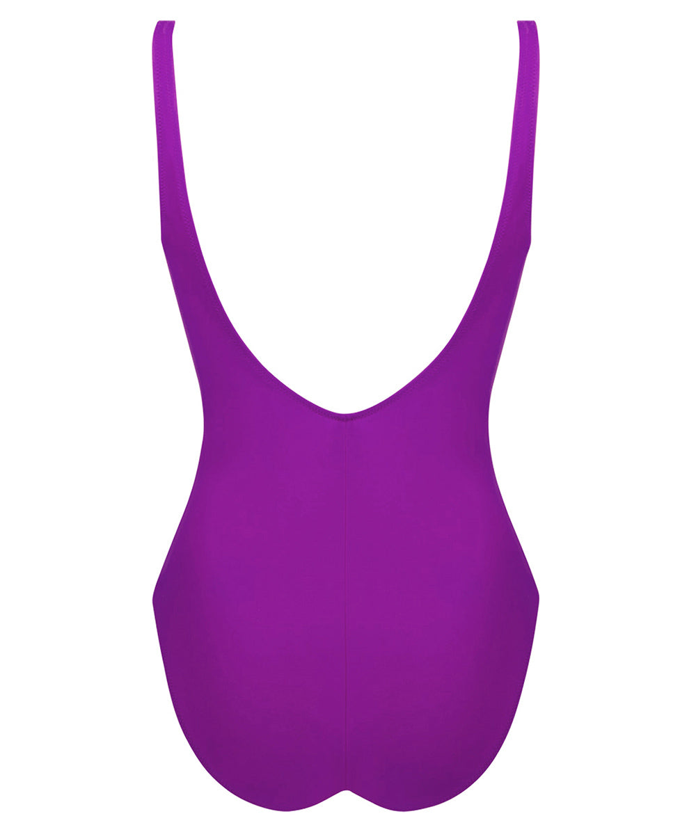 Maillot de bain une pièce maintien sans armatures La Chiquissima émeraude Antigel Bain FBB9214-MA 2