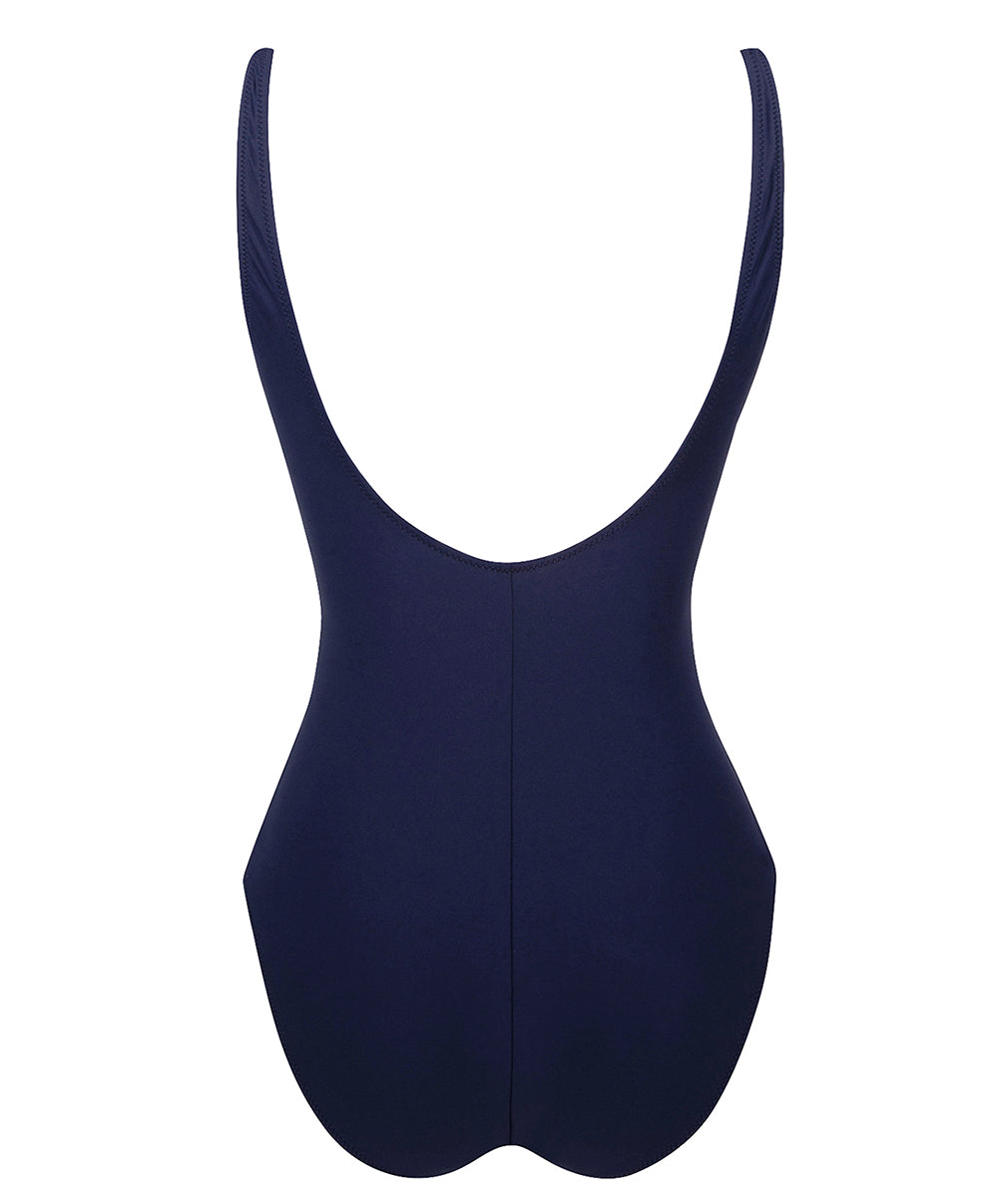 Maillot de bain une pièce maintien sans armatures La Chiquissima marine Antigel Bain FBB9214-MM 2