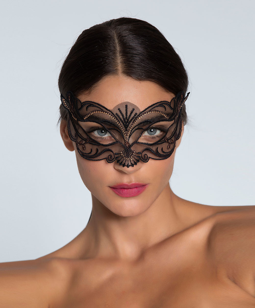 Masque sexy Lise Charmel Fauve Amour ambre panthère AIH9079-AP