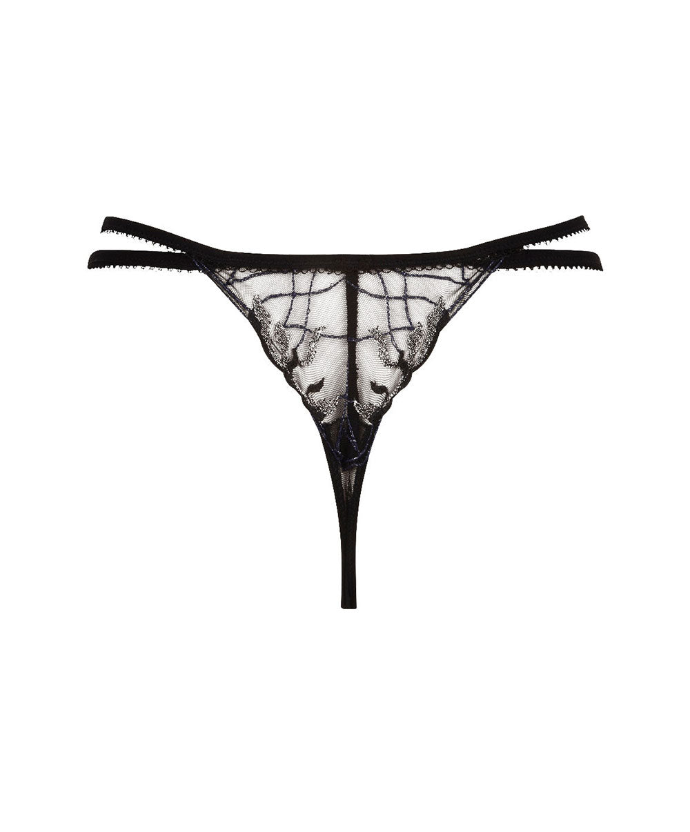 Mini-string sexy Lise Charmel Les Nuits Chics nuit argent ACH0935-NA