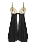 Nuisette babydoll Lise Charmel Éclats d'Or noir or ALJ1729-NO