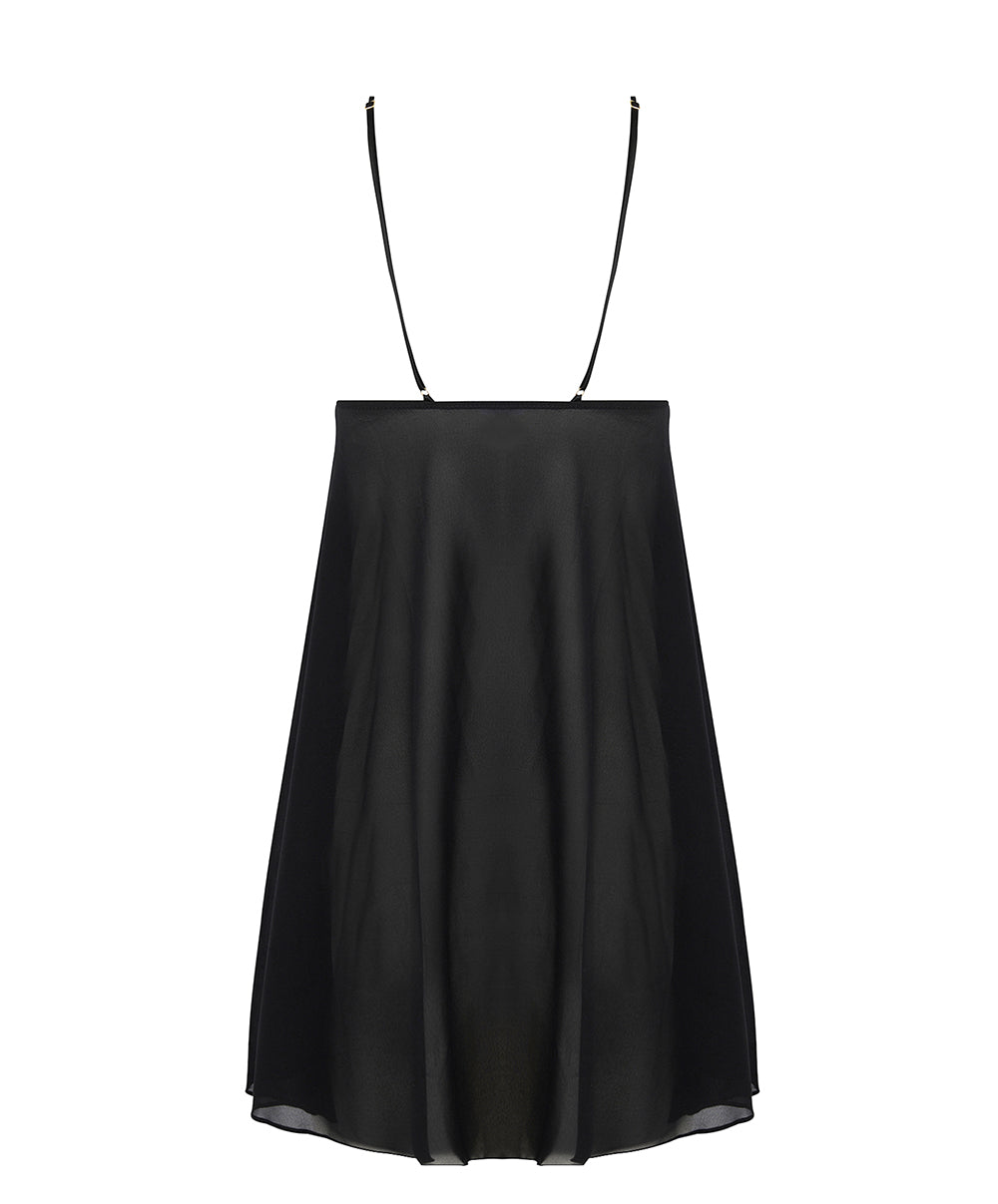Nuisette babydoll Lise Charmel Éclats d'Or noir or ALJ1729-NO