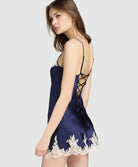Nuisette babydoll soie Lise Charmel Splendeur Soie marine ALC1780-SM