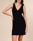 Nuisette bretelles larges Antigel de Lise Charmel Simply Perfect noir ENA1606-NO face