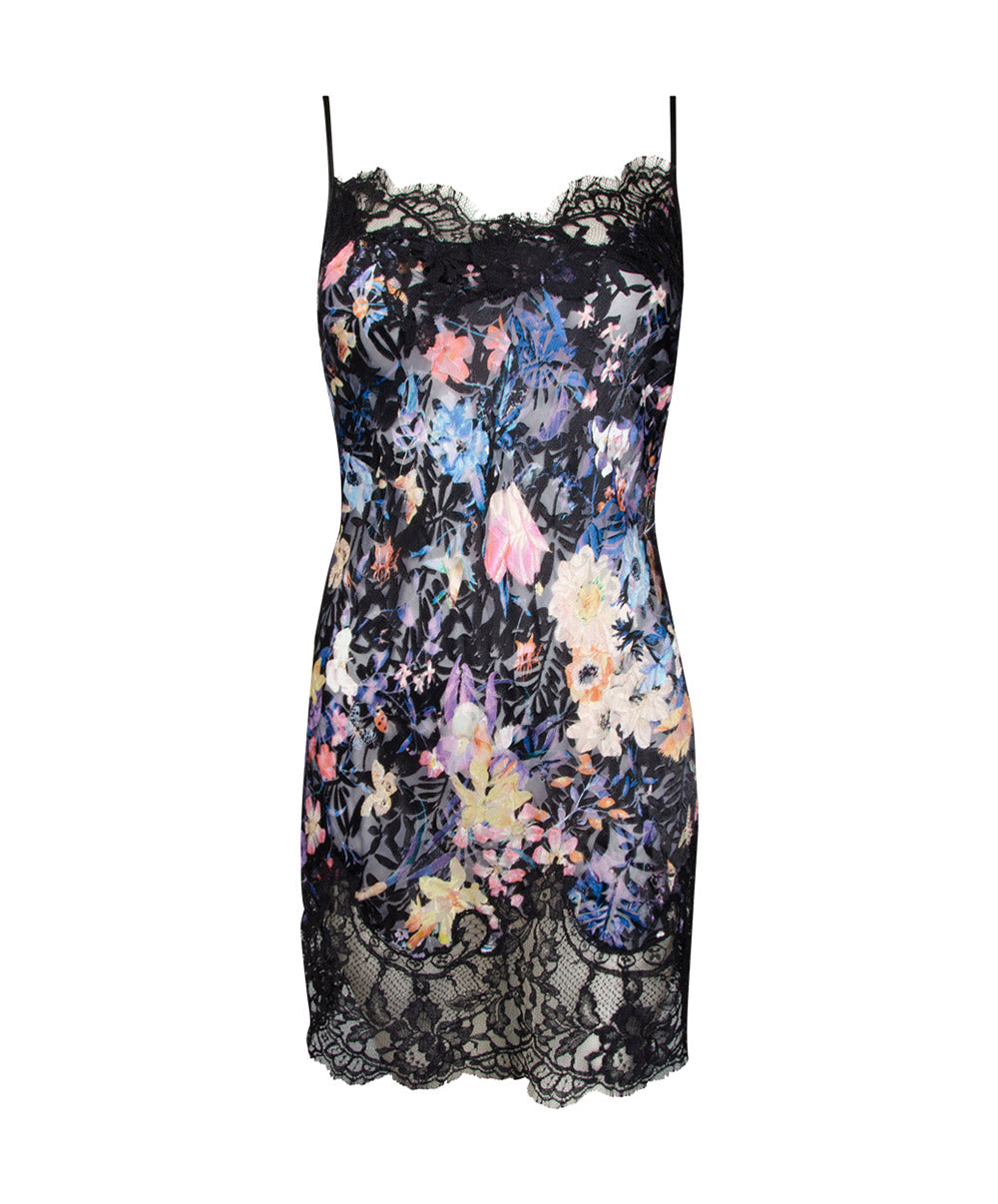 Nuisette en soie et viscose Lise Charmel Flora Aura pastel ALH1019-AP