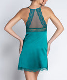 Nuisette en soie glamour Lise Charmel Sublime en Dentelle vert princesse ALH1413-VP