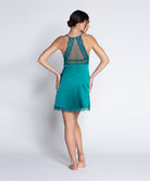 Nuisette en soie glamour Lise Charmel Sublime en Dentelle vert princesse ALH1413-VP