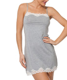 Nuisette fines bretelles Antigel de Lise Charmel Simply Perfect chiné gris ENA1406-CG