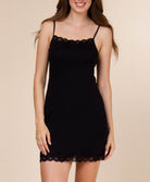 Nuisette fines bretelles Antigel de Lise Charmel Simply Perfect noir ENA1406-NO face