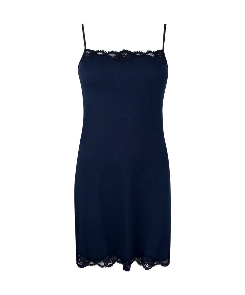 Nuisette fines bretelles Antigel de Lise Charmel Simply Perfect bleu marine ENA1406-BM