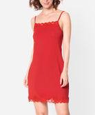 Nuisette fines bretelles Antigel de Lise Charmel Simply Perfect rouge capucine ENA1406-RC