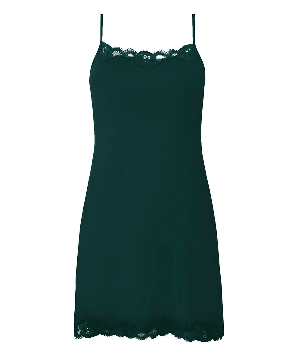 Nuisette fines bretelles Antigel de Lise Charmel Simply Perfect vert anglais ENA1406-VA 101