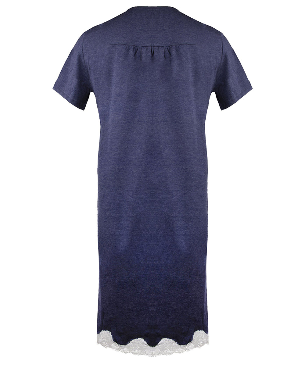 Nuisette manches courtes Antigel de Lise Charmel Simply Perfect bleu chiné FNA1006-BN