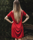 Nuisette manches courtes Antigel de Lise Charmel Simply Perfect rouge capucine FNA1006-RC