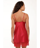 Nuisette satinée rouge cerise Lingadore Lingadore nightwear 7504CH-164-CERI