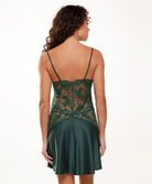 Nuisette sexy satinée "Garden Green" Lingadore Lingadore nightwear 7501CH-157-GAGR