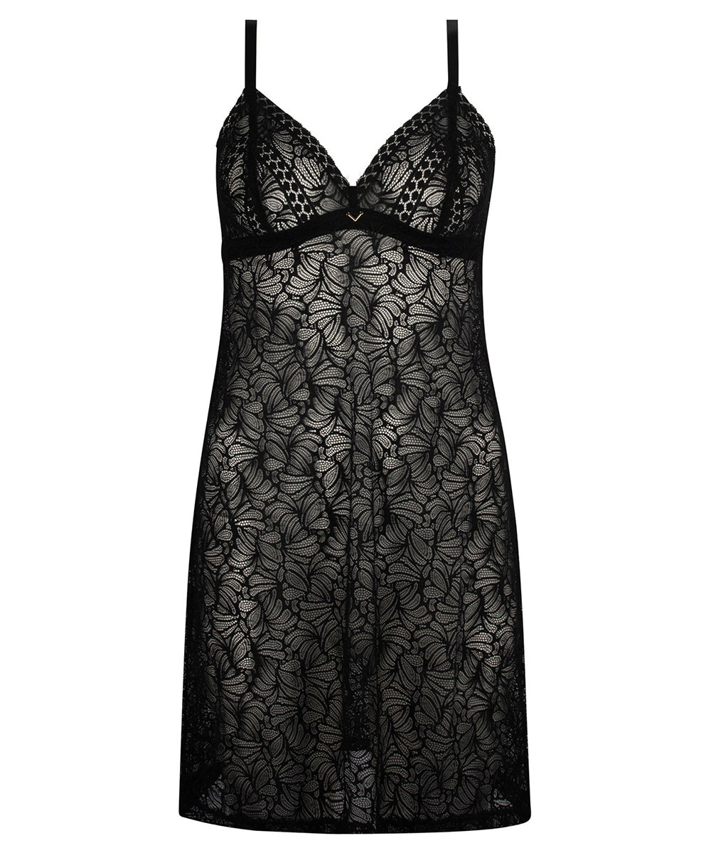 Nuisette sexy Antigel de Lise Charmel Atelier Séduction noir ELH1257-NO