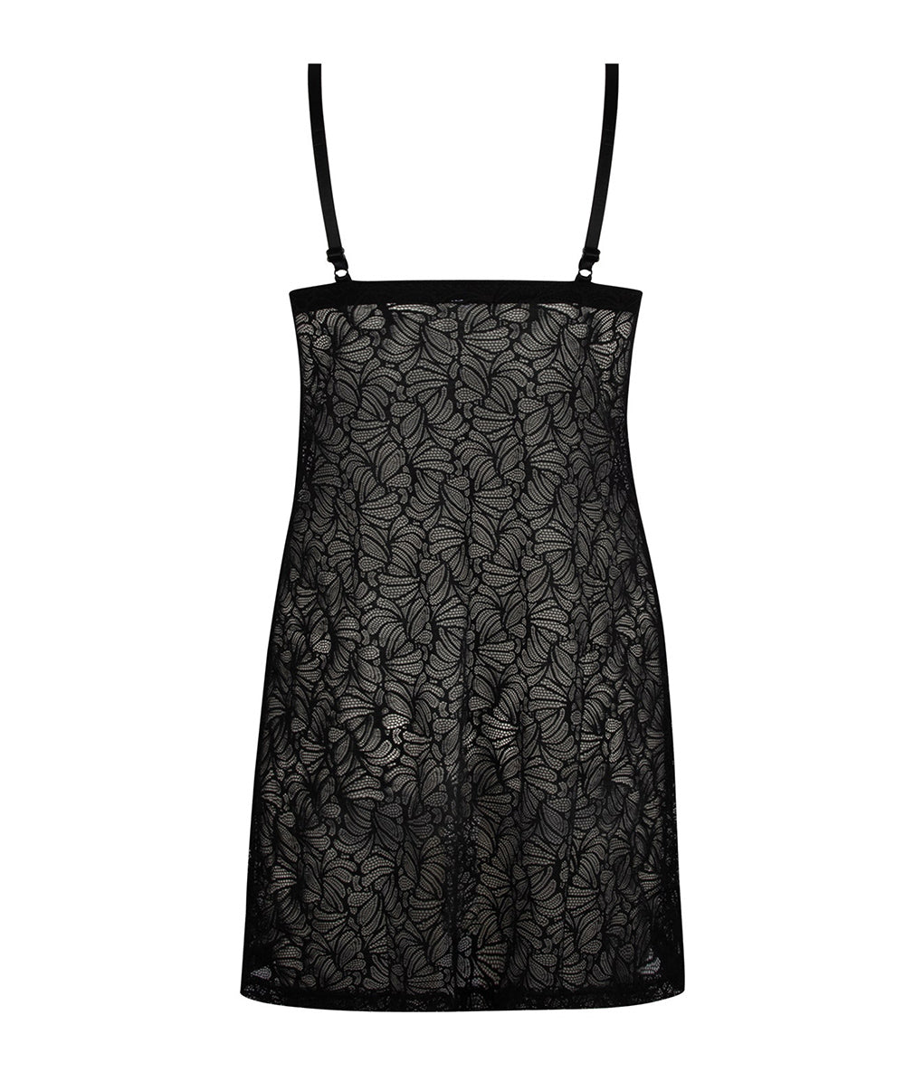 Nuisette sexy Antigel de Lise Charmel Atelier Séduction noir ELH1257-NO