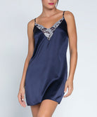 Nuisette sexy Lise Charmel Déesse en Glam marine argent ALH1215-MA