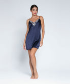 Nuisette sexy Lise Charmel Déesse en Glam marine argent ALH1215-MA