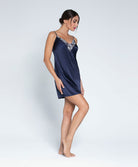 Nuisette sexy Lise Charmel Déesse en Glam marine argent ALH1215-MA