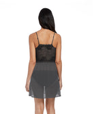 Nuisette sexy Wacoal Lace Perfection charcoal gris anthracite WE135009-CHL