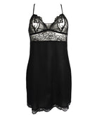 Nuisette en soie sexy Lise Charmel Sublime en Dentelle noir ALH1213-NO