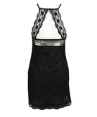 Nuisette en soie sexy Lise Charmel Sublime en Dentelle noir ALH1213-NO