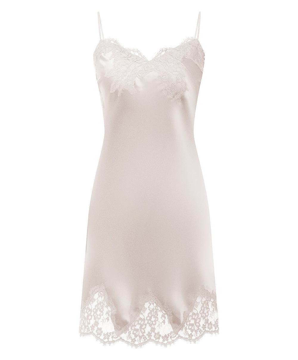 Nuisette charme en soie Lise Charmel Splendeur soie écru nacre ALC1080-EN