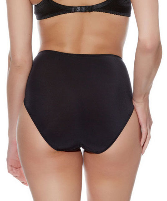 Slip ventre plat Wacoal Eglantine noir WEPFA862-BLK face