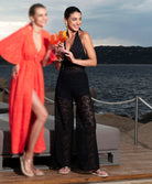 Pantalon La Muse Dentelle noir Antigel Bain ESB0006-NO