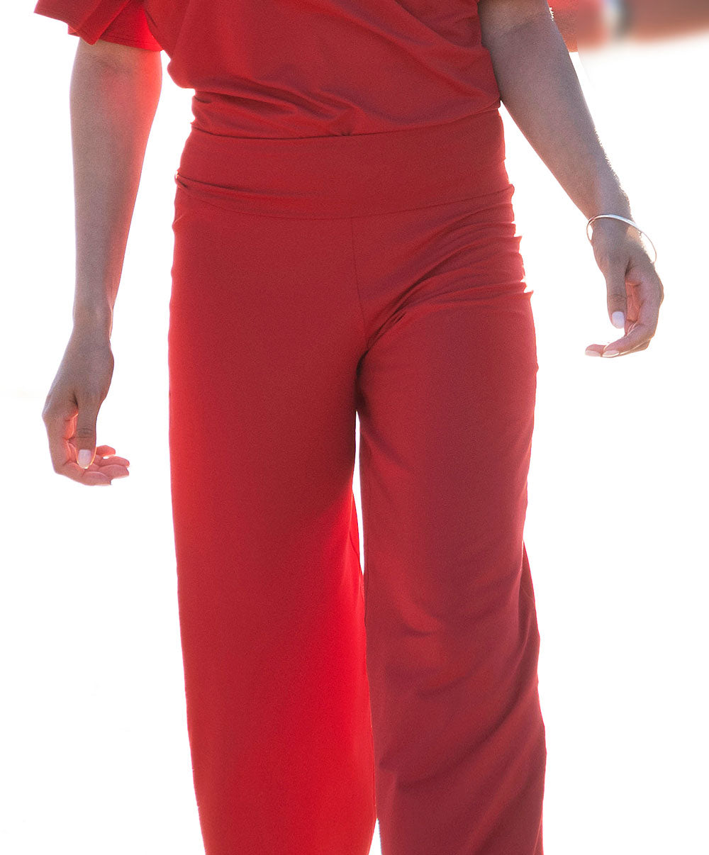 Pantalon La Chiquissima rouge Antigel Bain ESB0014-MR